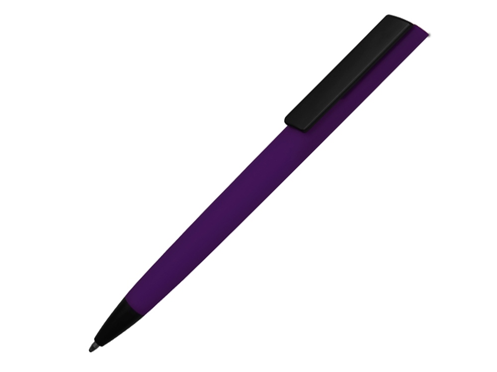 Ручка пластиковая soft-touch шариковая Taper с логотипом  | Print Logo