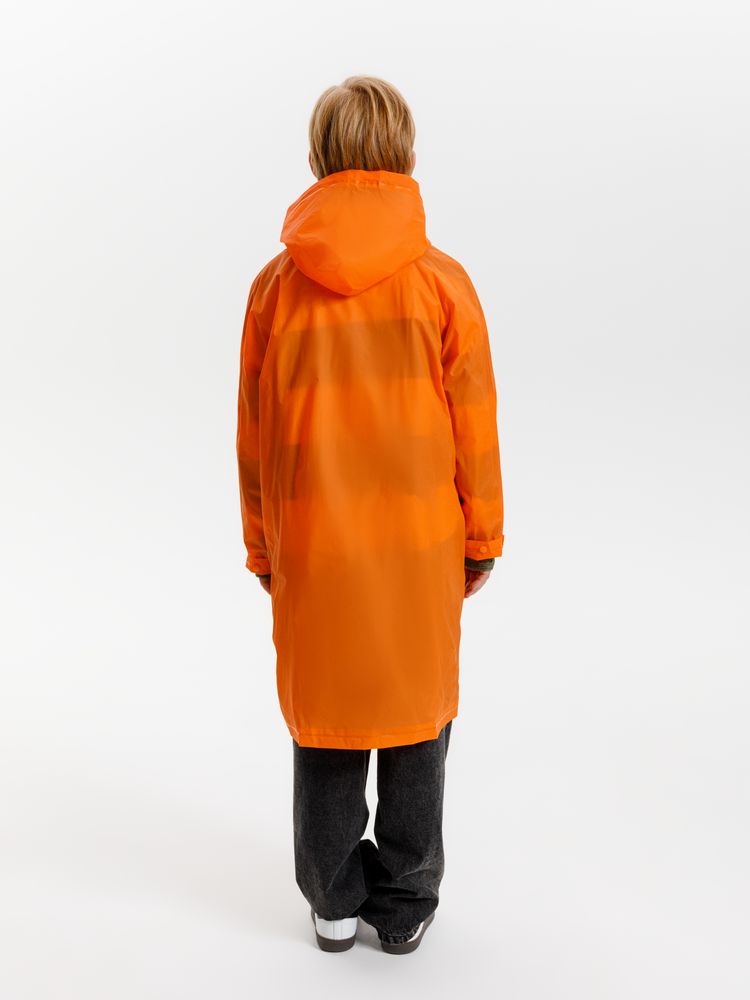 Дождевик детский RainDrop Kids, оранжевый, 12 лет (рост 142-152)