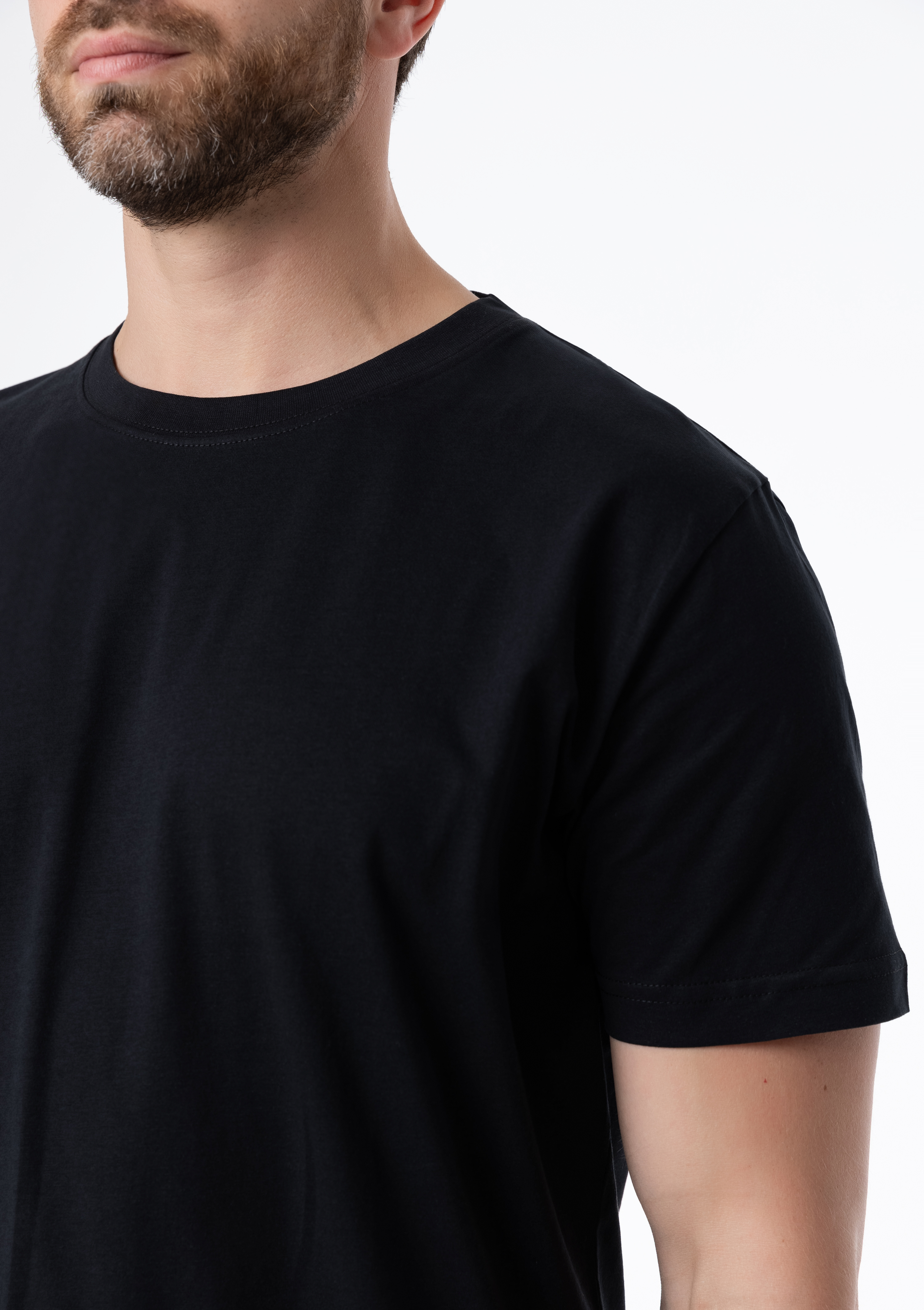 Футболка унисекс STAN, хлопок 150, 51, Чёрный,  (20)  (52/XL)