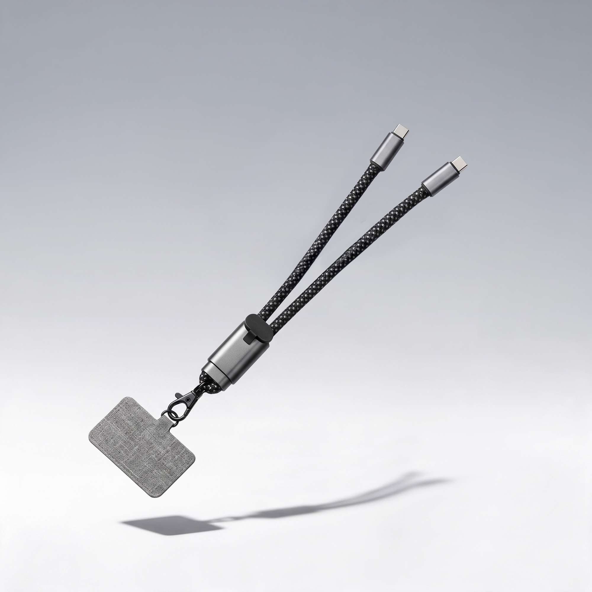 Ремешок-держатель для телефона с зарядным кабелем USB-C - USB-C Lany Wristband Charge Eco с логотипом Brand Charger | Print Logo