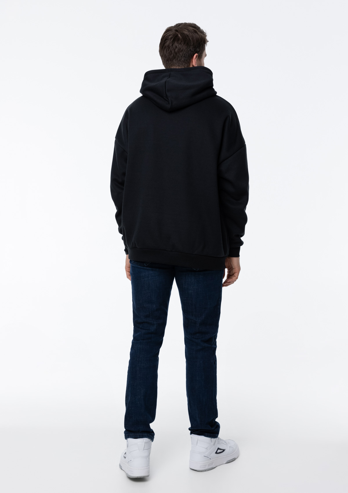 Худи унисекс STAN оверсайз интерсофт 320, 69, Чёрный,  (20)  (52/XL)