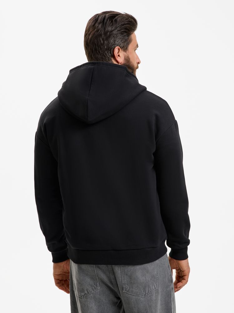 Толстовка унисекс оверсайз Sartoro, черная, размер 3XL/4XL