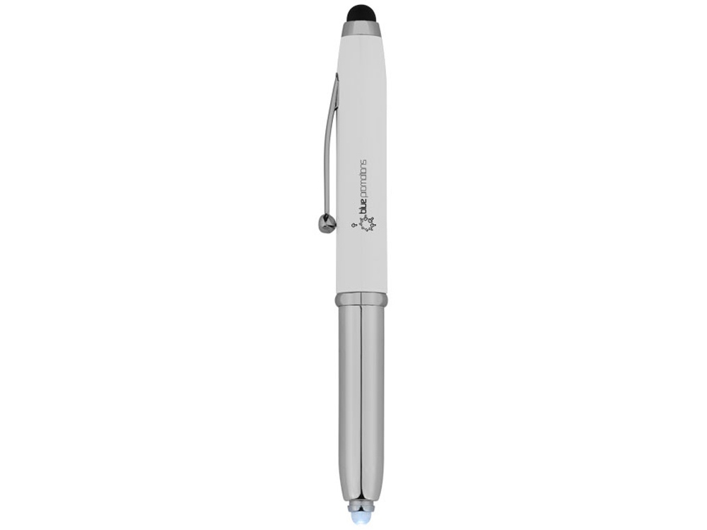 Ручка-стилус шариковая Xenon, белый, черные чернила