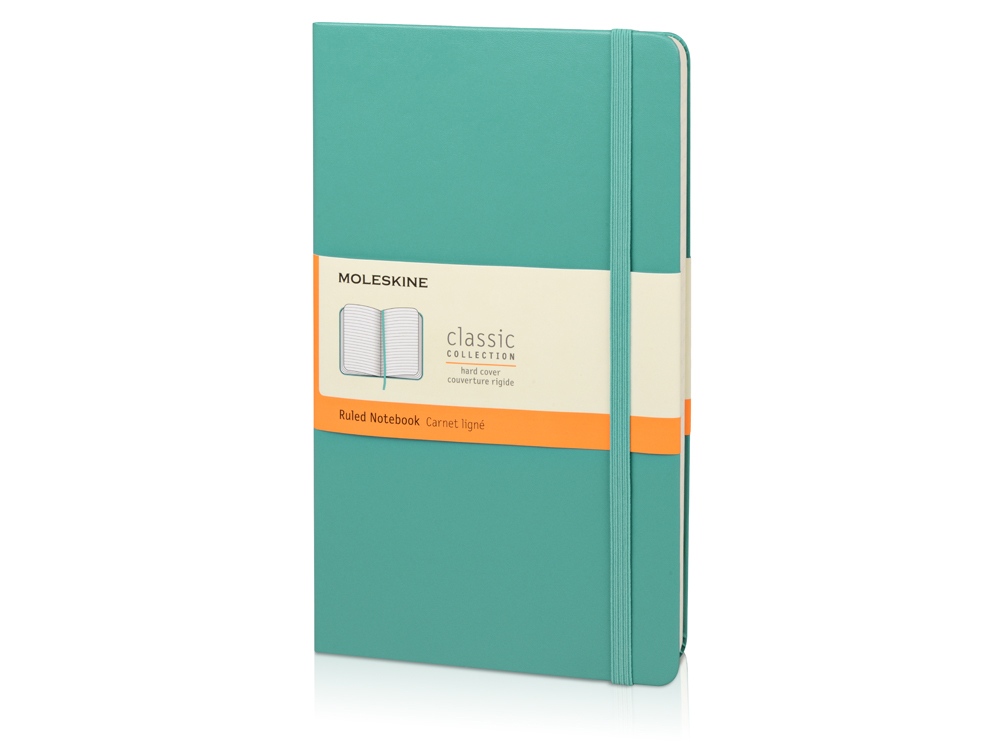 Записная книжка А5 (Large) Classic (в линейку) с логотипом Moleskine | Print Logo