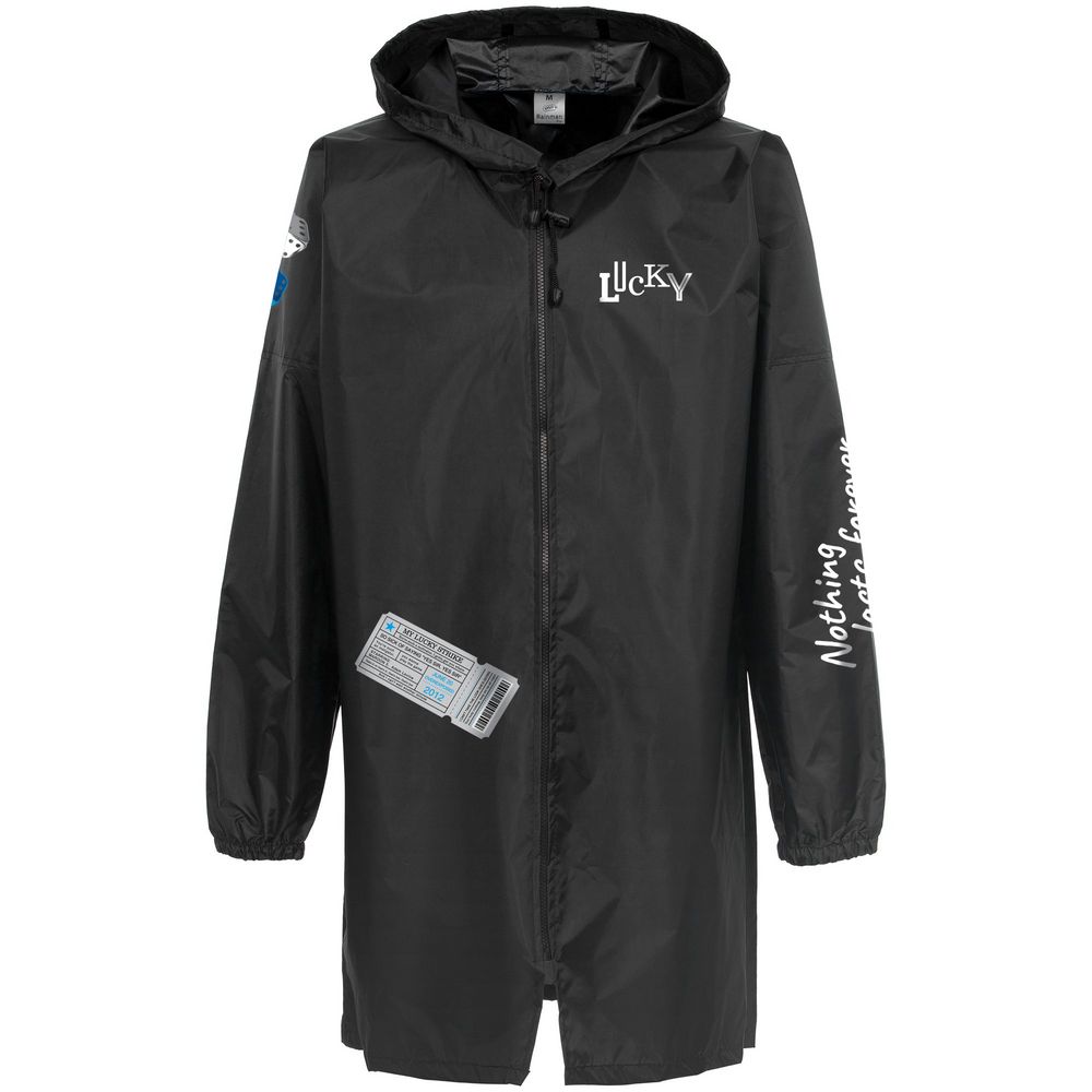 Дождевик Rainman Zip, черный, размер 4XL