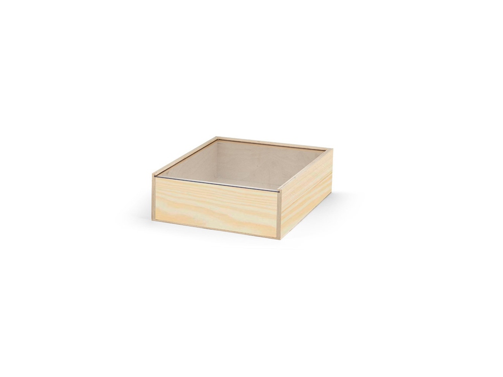 Деревянная коробка BOXIE CLEAR S с логотипом  | Print Logo