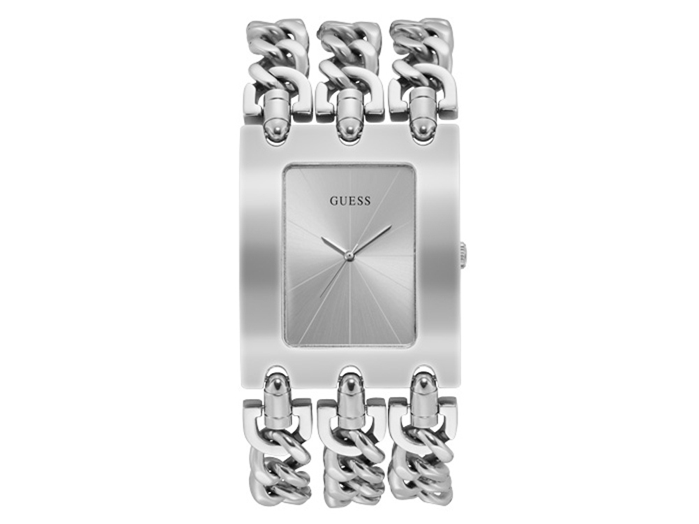 Часы наручные HEAVY METAL, женские с логотипом Guess | Print Logo