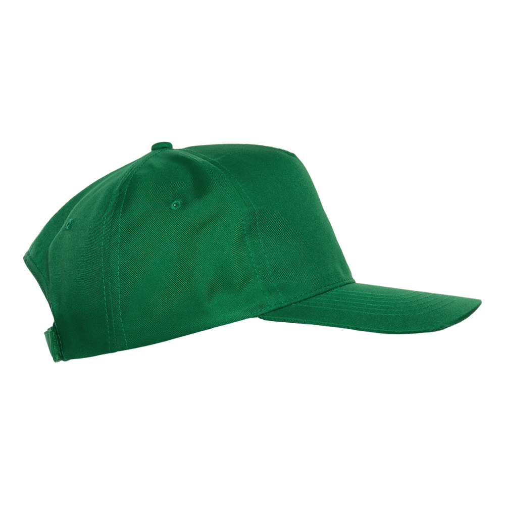 Бейсболка STAN 5 клиньев полиэстер 150, 10P, Зелёный,  (30/1)  (56-58/ONE SIZE)