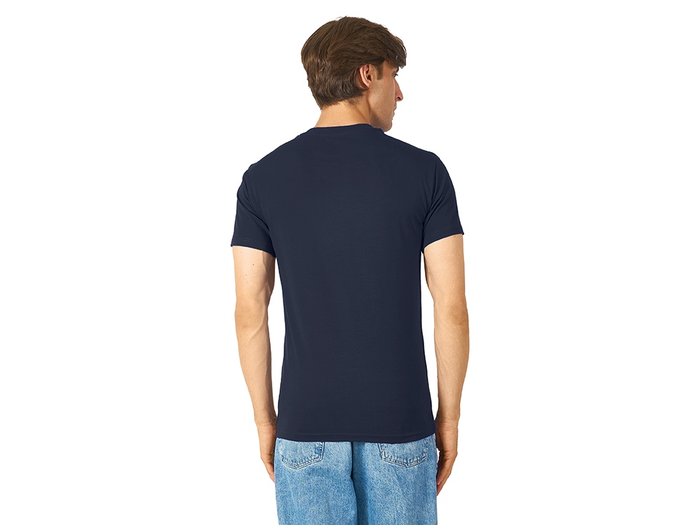 Футболка HD Fit короткий рукав с эластаном_2XL, мужская,тёмно-синий