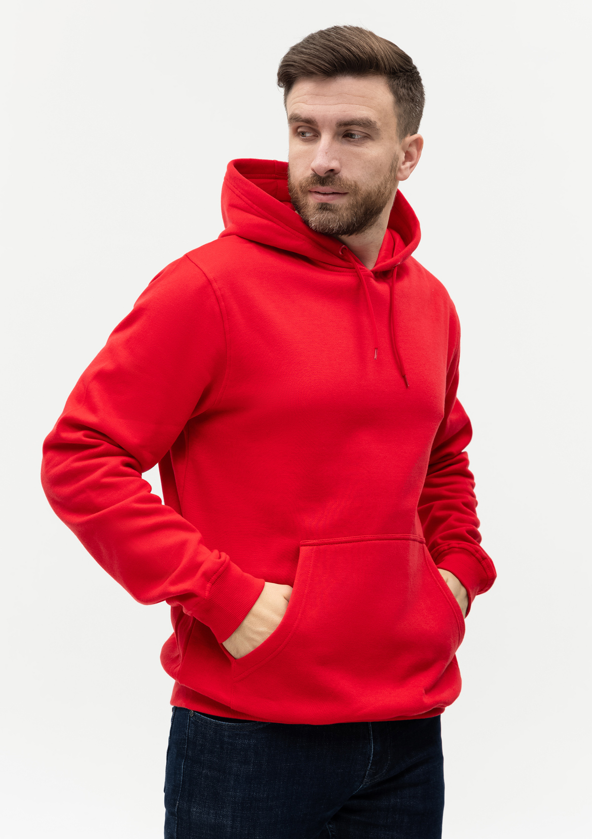 Худи унисекс STAN футер с начёсом 260, 20, Красный,  (14)  (40/3XS)