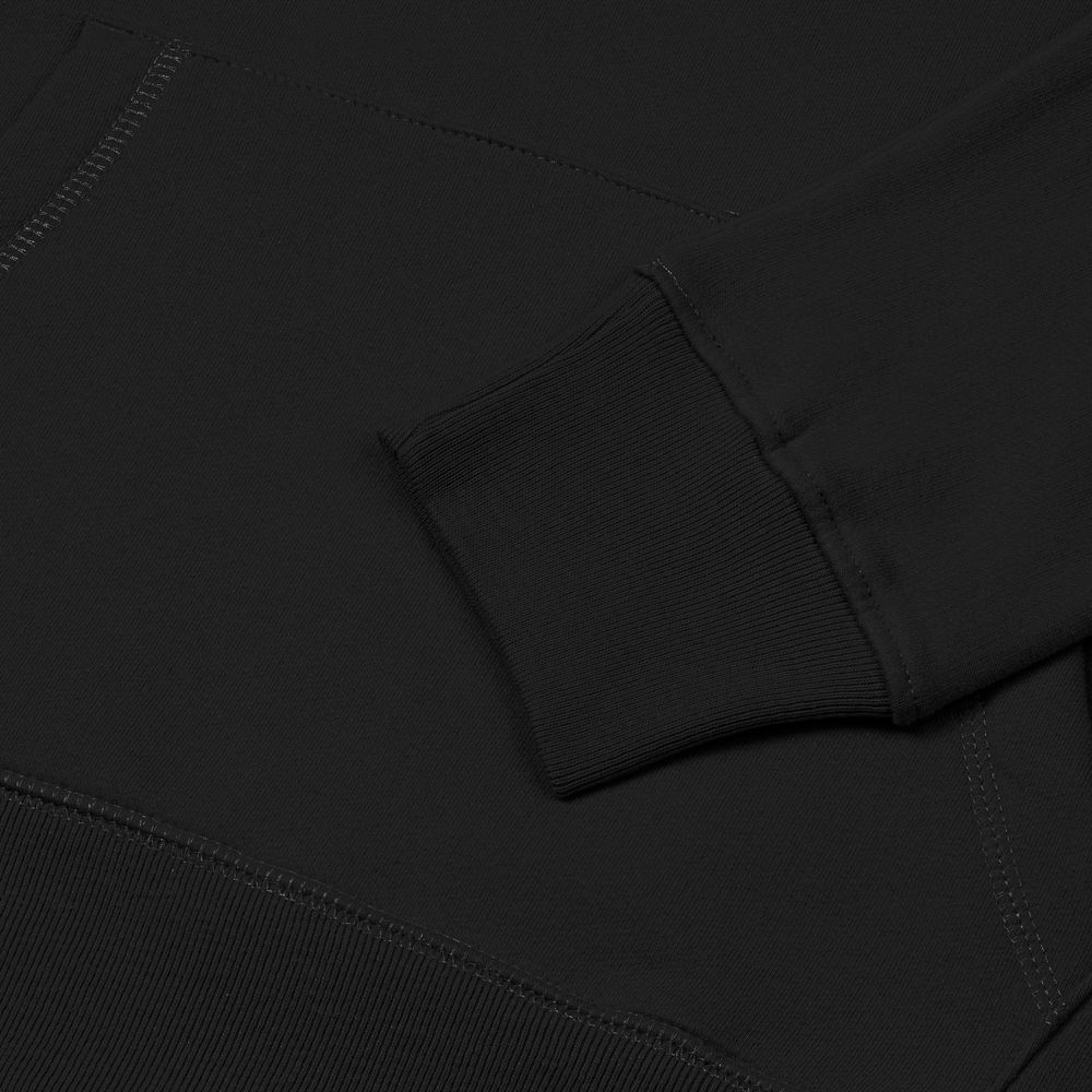 Толстовка с капюшоном унисекс Hoodie, черная, размер L