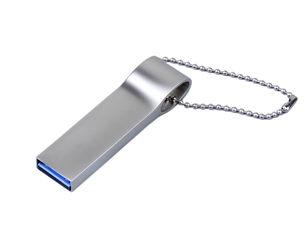 USB 2.0-флешка на 8 Гб с мини чипом и боковым отверстием для цепочки с логотипом  | Print Logo