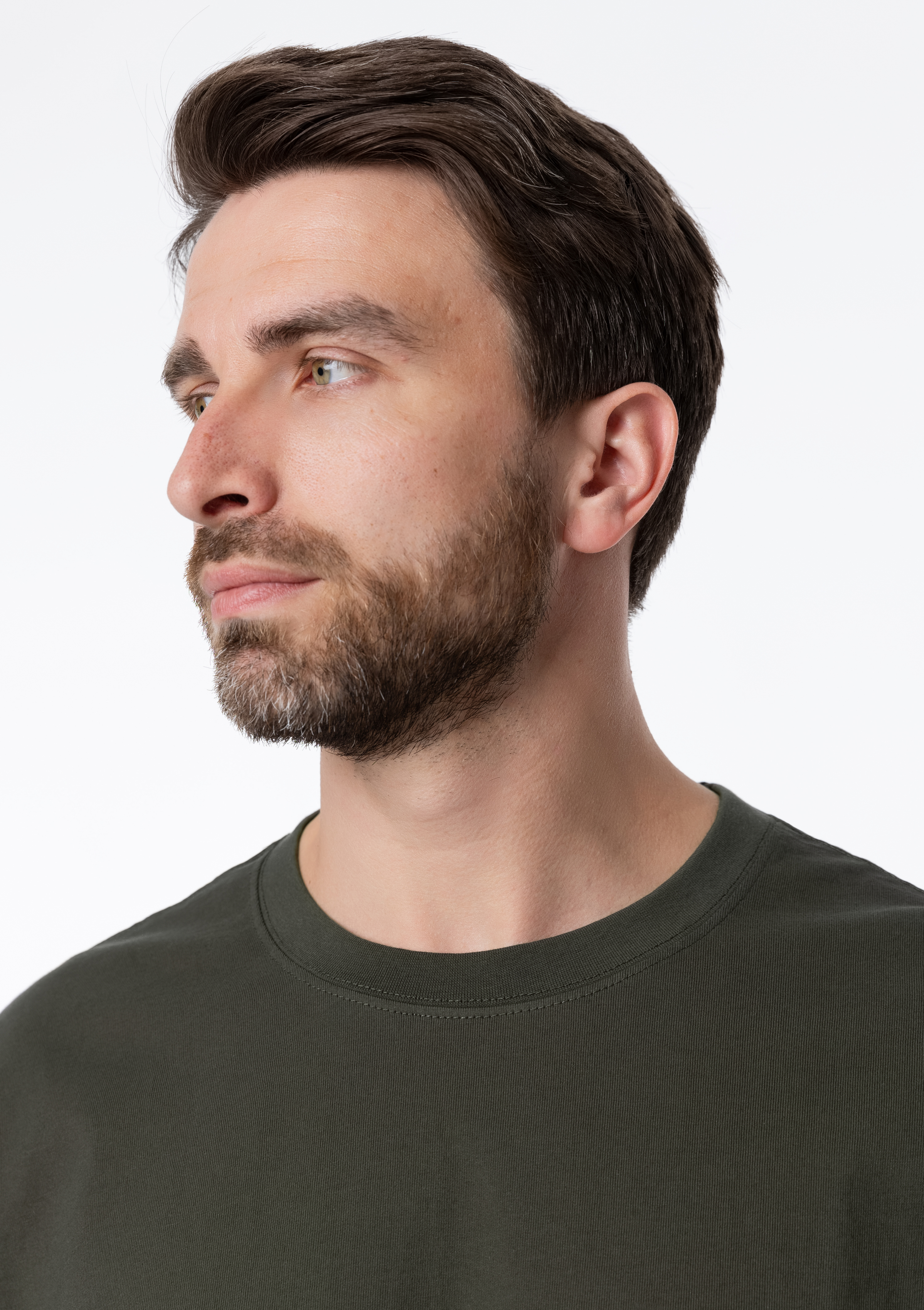 Футболка унисекс оверсайз STAN хлопок 240, 56, Оливковый хаки,  (36)  (52/XL)