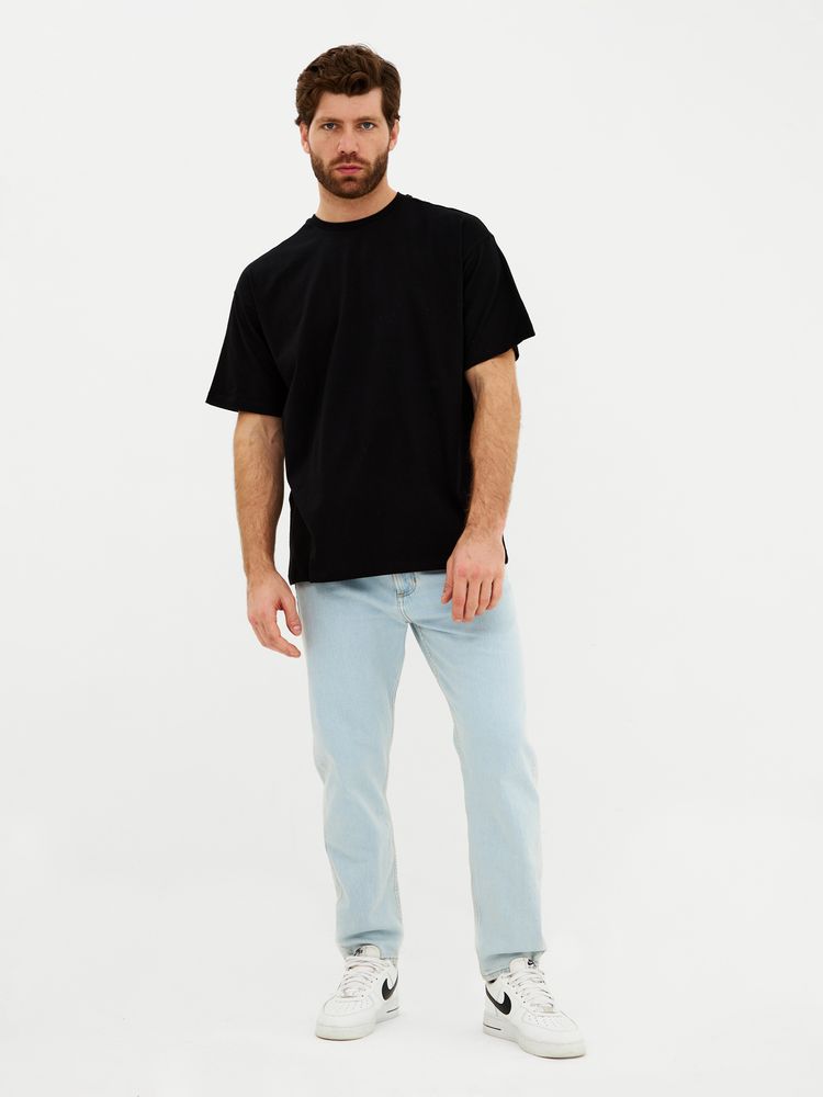 Футболка Oversize Premium, черная, размер S
