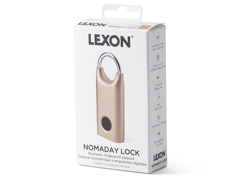 Замок с сенсором Noma Lock, темно-серый