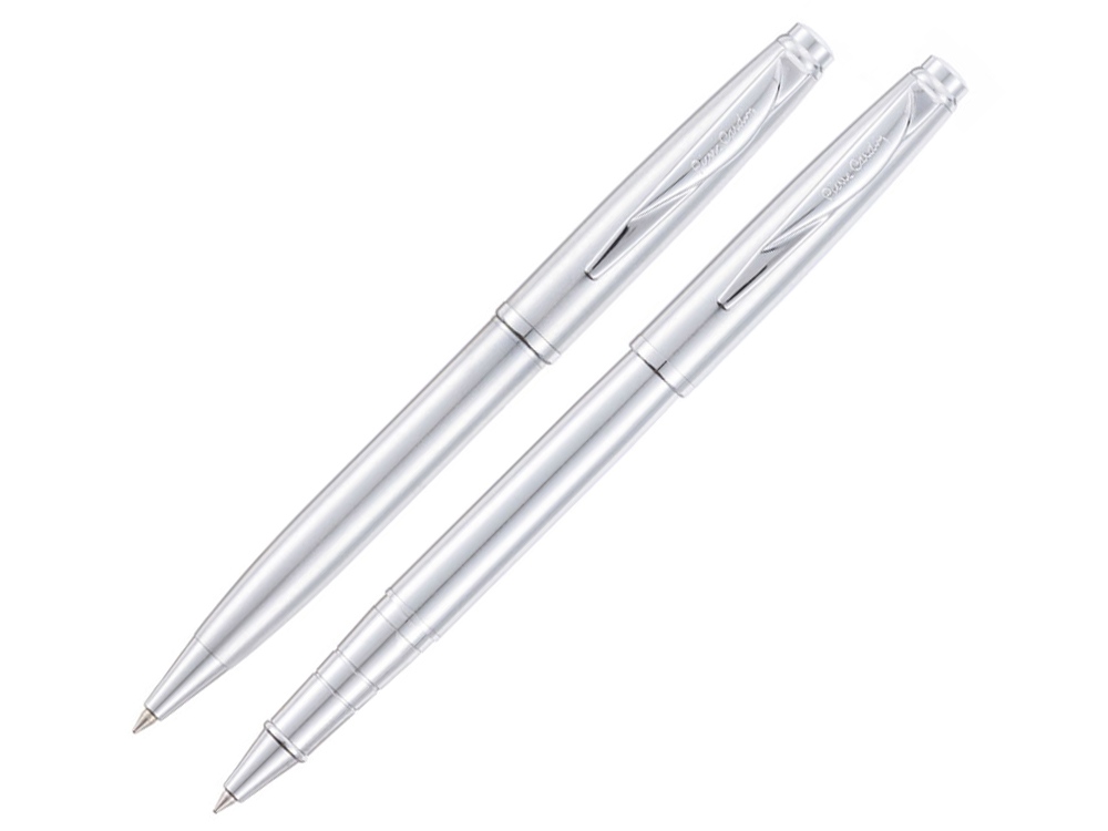 Набор Pen and Pen: ручка шариковая, ручка-роллер с логотипом Pierre Cardin | Print Logo