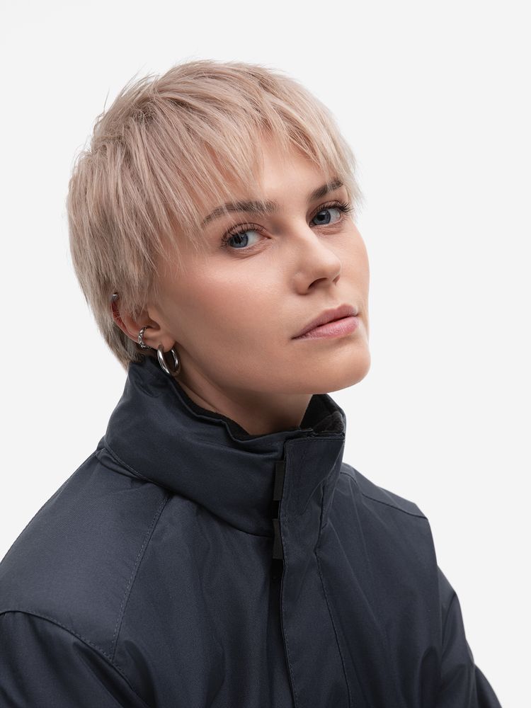 Куртка на стеганой подкладке Robyn темно-синяя, размер XS