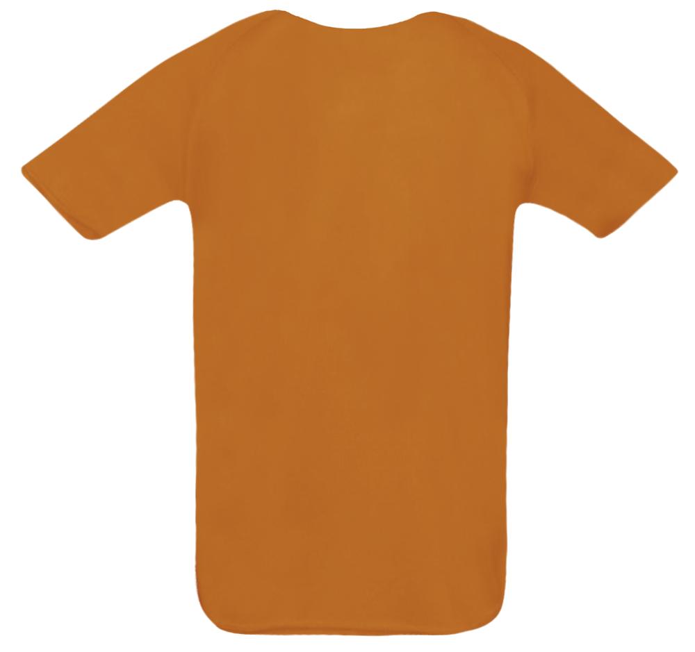 Футболка унисекс Sporty 140 оранжевая, размер XXL