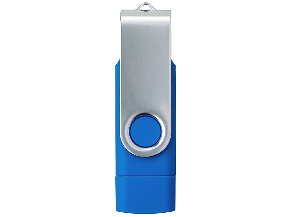 USB3.0/USB Type-C флешка на 16 Гб Квебек C, синий