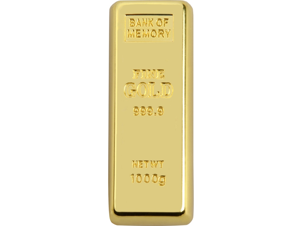 Флеш-карта Слиток золота  USB 2.0 на 4 Gb