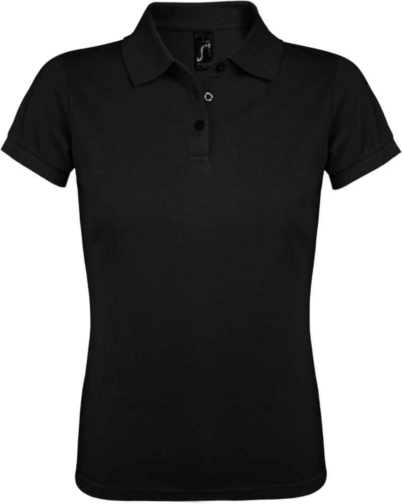 Рубашка поло женская Prime Women 200 белая с логотипом Sol's | Print Logo