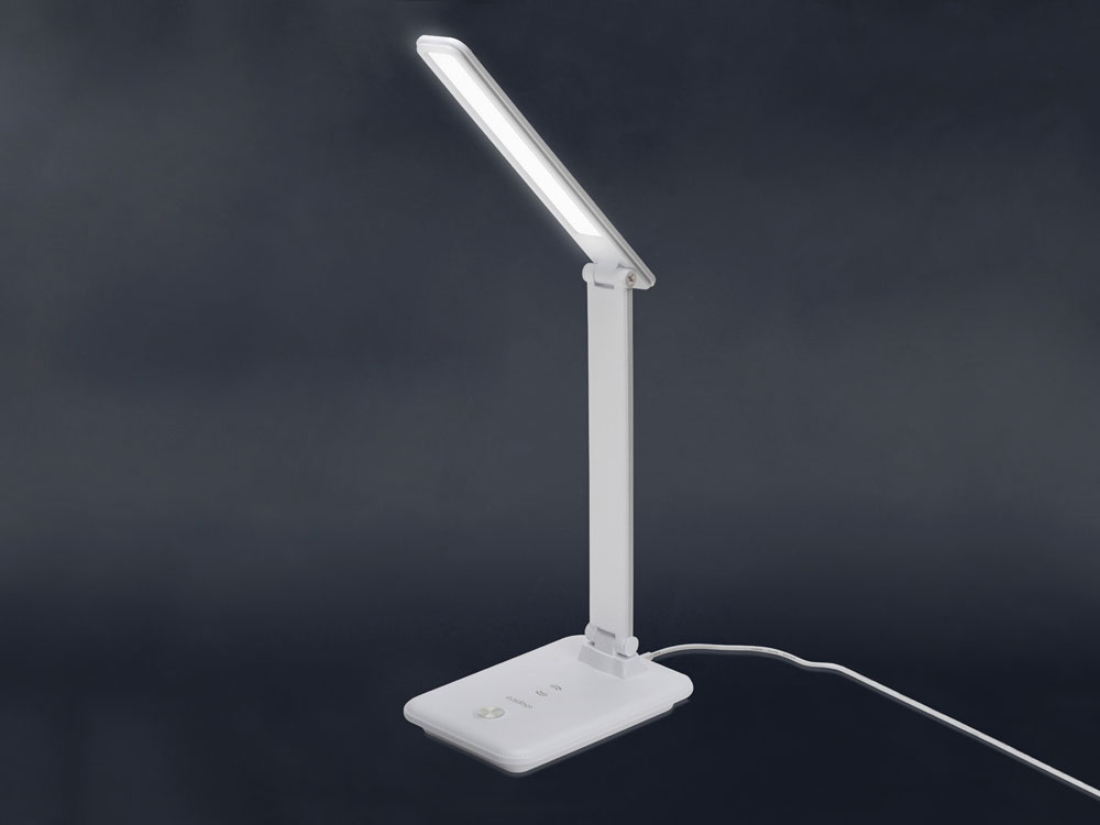 Настольная лампа Rombica LED FAROS, белый (квадратное основание) (Р)