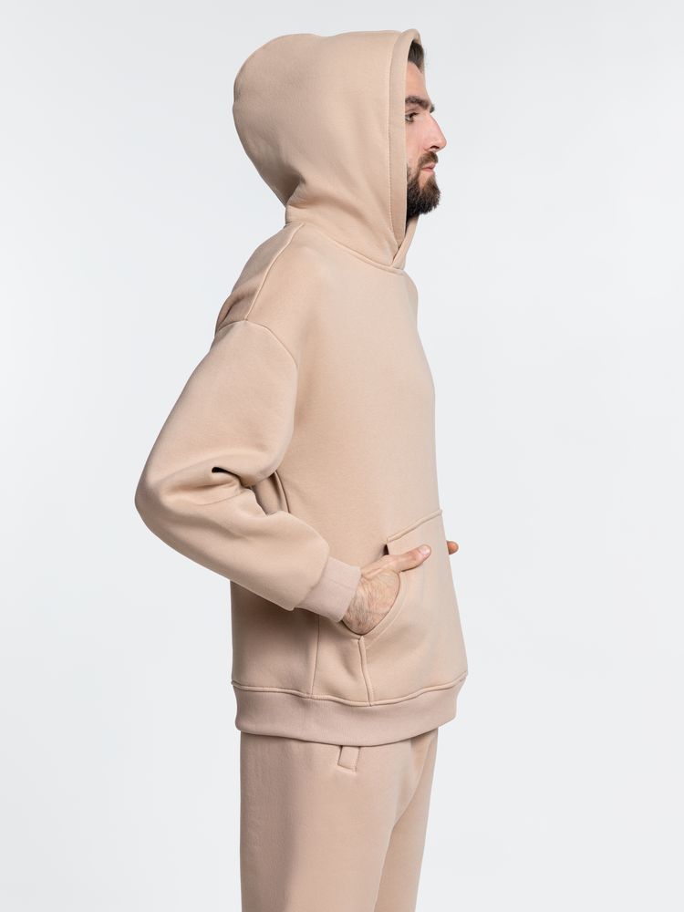Худи Kulonga Oversize, бежевое (песочное), размер XL/XXL