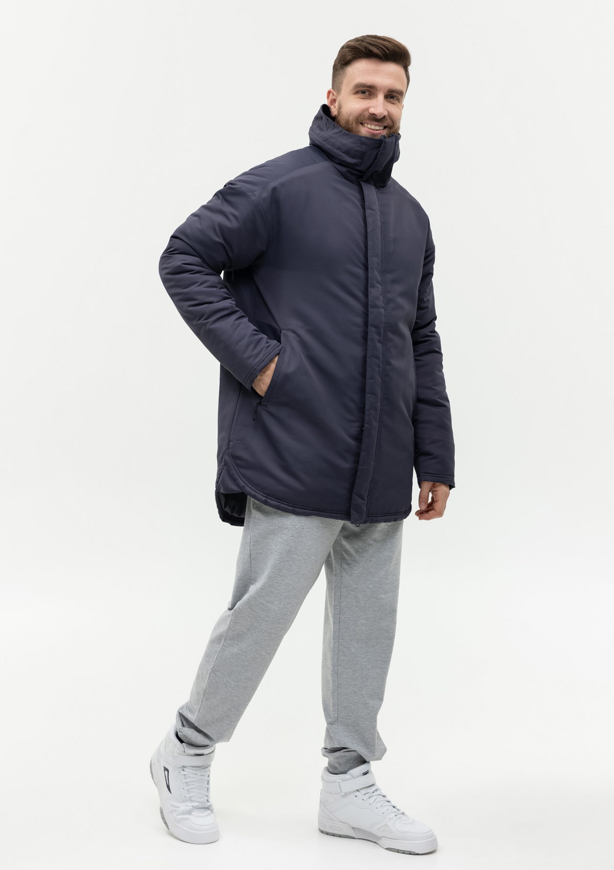 Куртка утепленная мужская STAN, 180,73, Графит,  (101)  (56/XXXL)