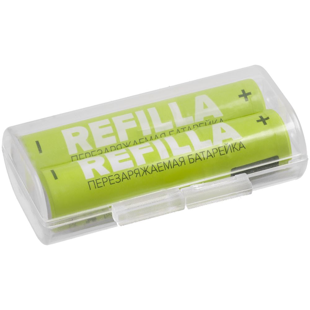 Набор перезаряжаемых батареек Refilla AA фото на сайте Print Logo.