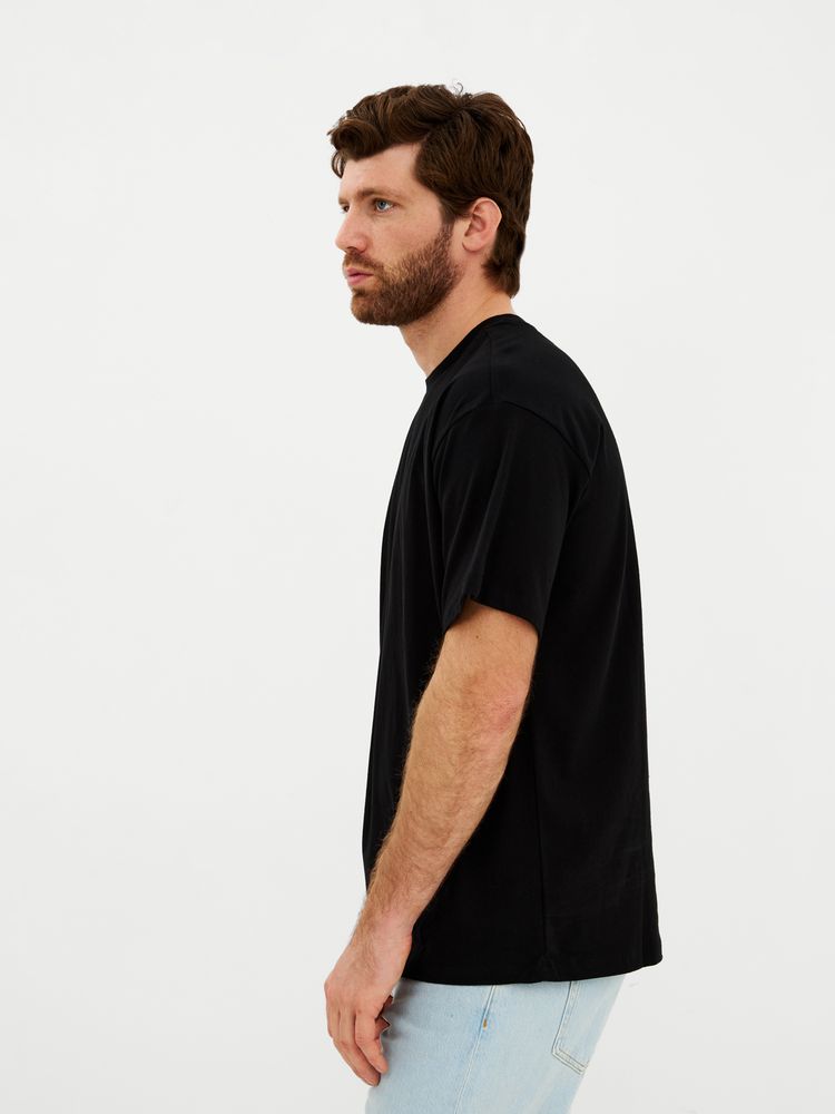 Футболка Oversize Premium, черная, размер S