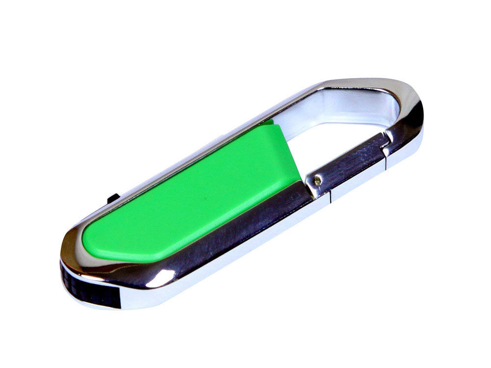 USB 2.0- флешка на 8 Гб в виде карабина с логотипом  | Print Logo