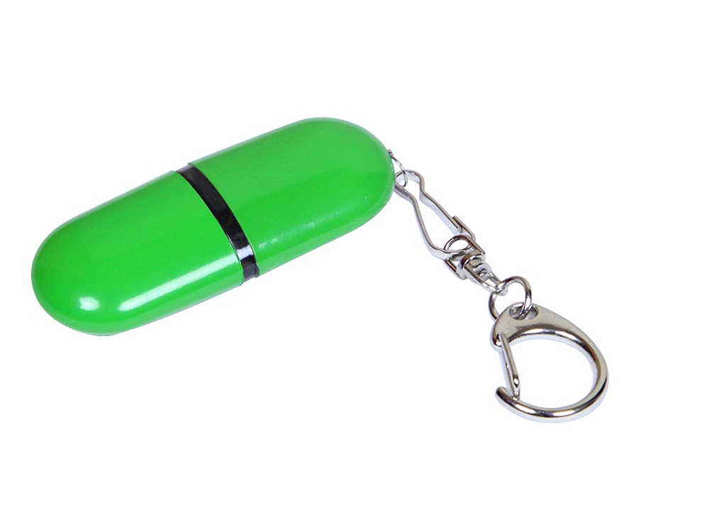 USB 2.0- флешка промо на 16 Гб каплевидной формы с логотипом  | Print Logo