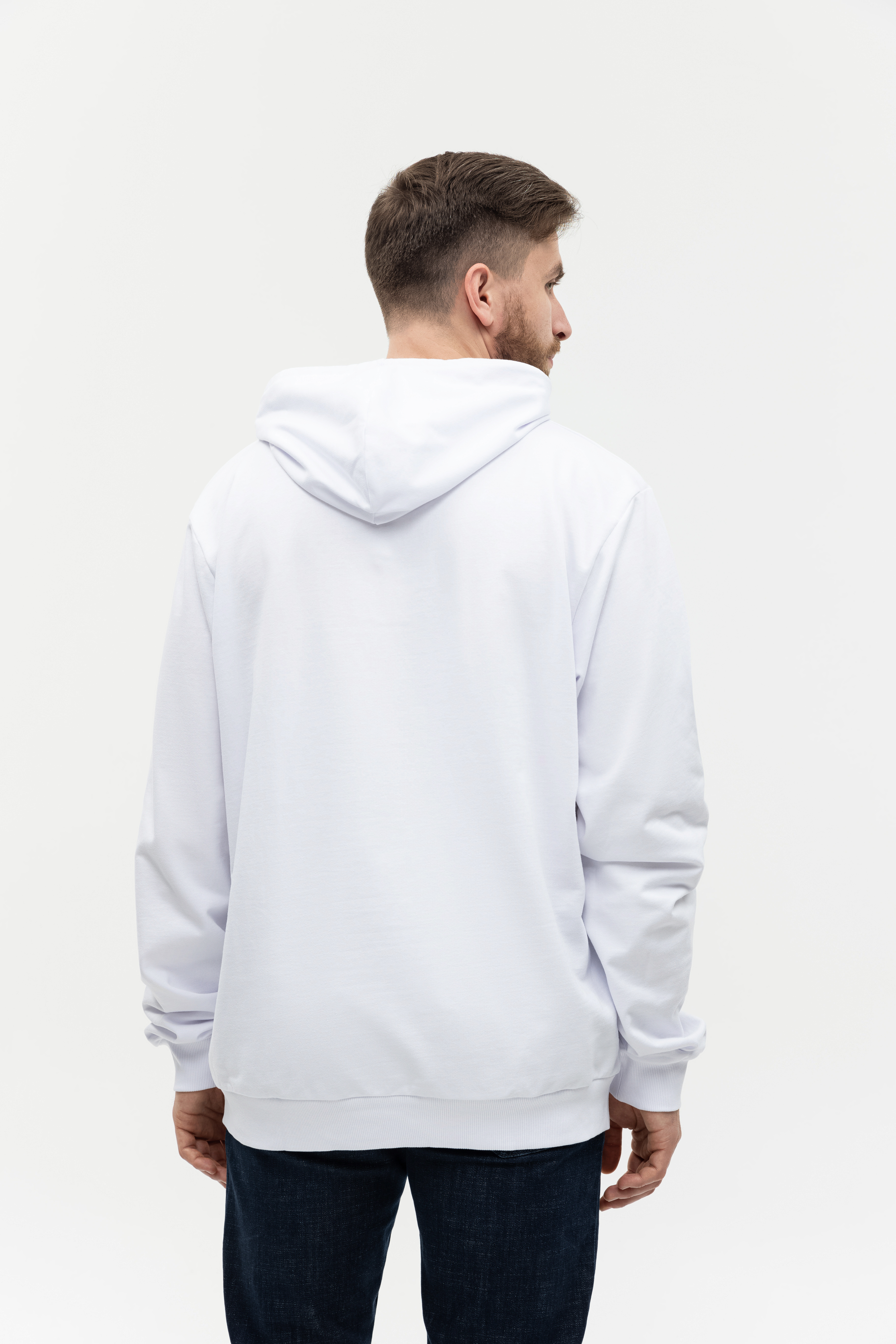 Худи унисекс STAN футер без начёса 260, 23, Белый,  (10/1)  (52/XL)