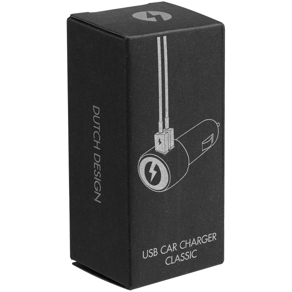 Автомобильное зарядное устройство с подсветкой Logocharger фото на сайте Print Logo.