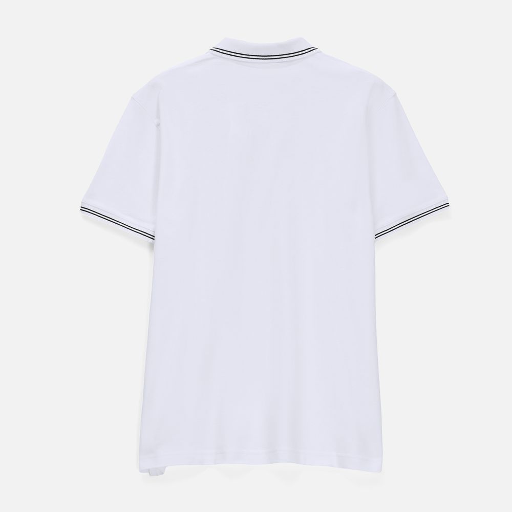 Рубашка поло Virma Stripes, белая, размер XXL