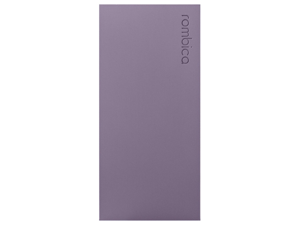 Внешний аккумулятор Rombica NEO ARIA Orchid, 10000мАч, Soft-touch, PD, QCharge, Type-C, сиреневый