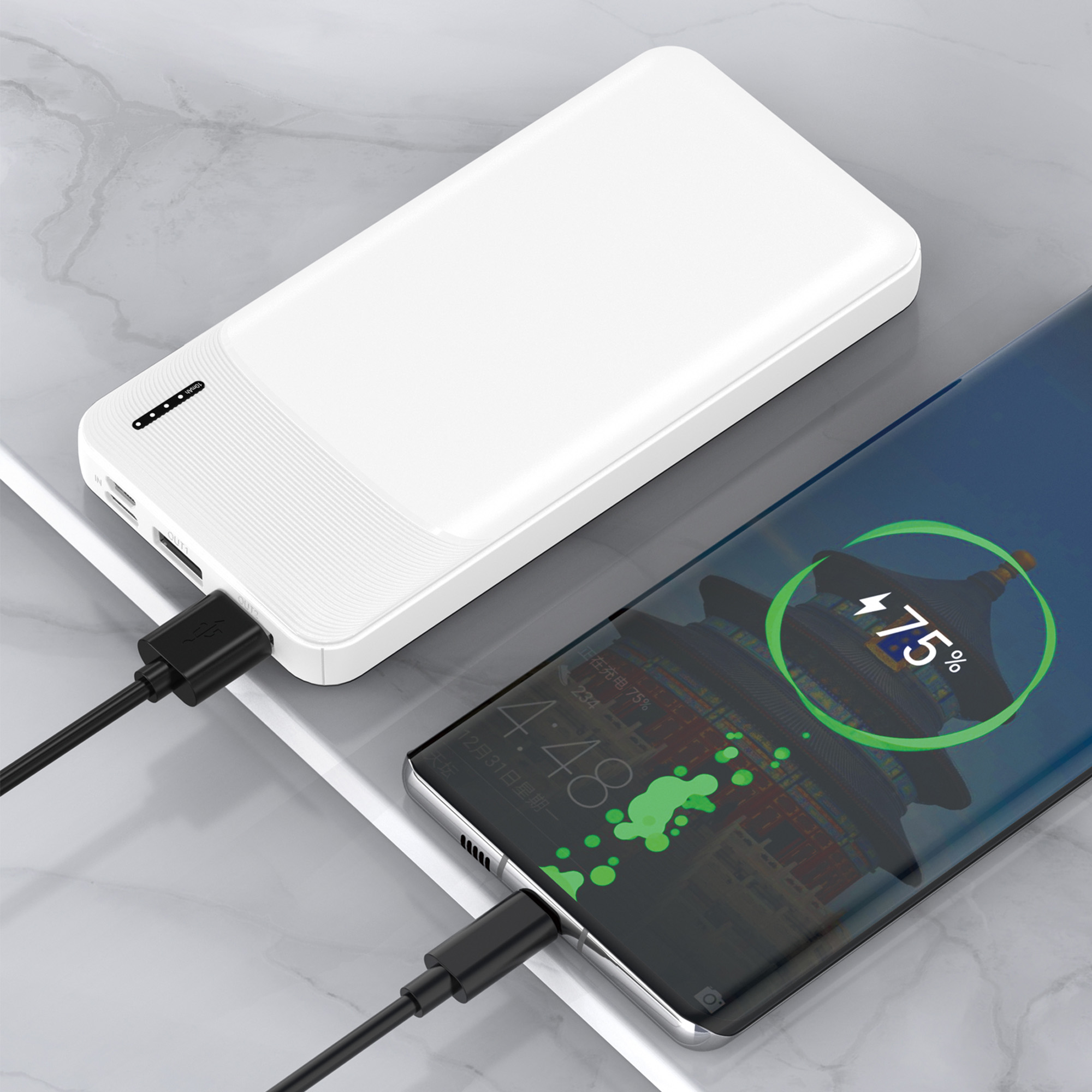 Зарядное устройство "Ten" 10000 mAh фото на сайте Print Logo.