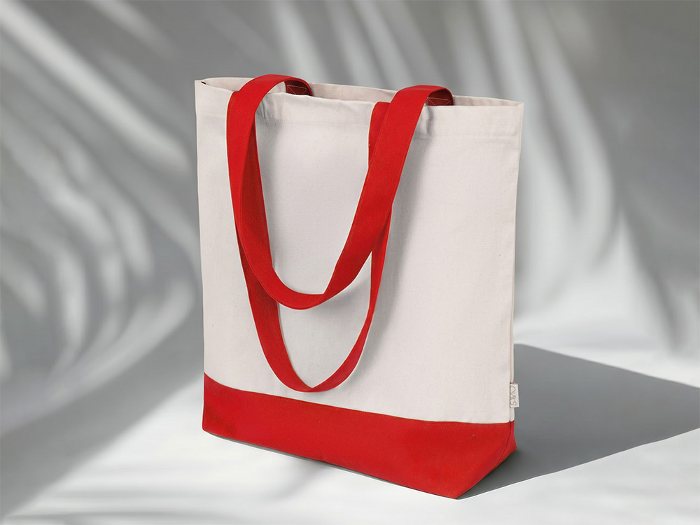 Сумка для шоппинга Cotton из переработанного хлопка, 280 г/м2 с логотипом Savio | Print Logo