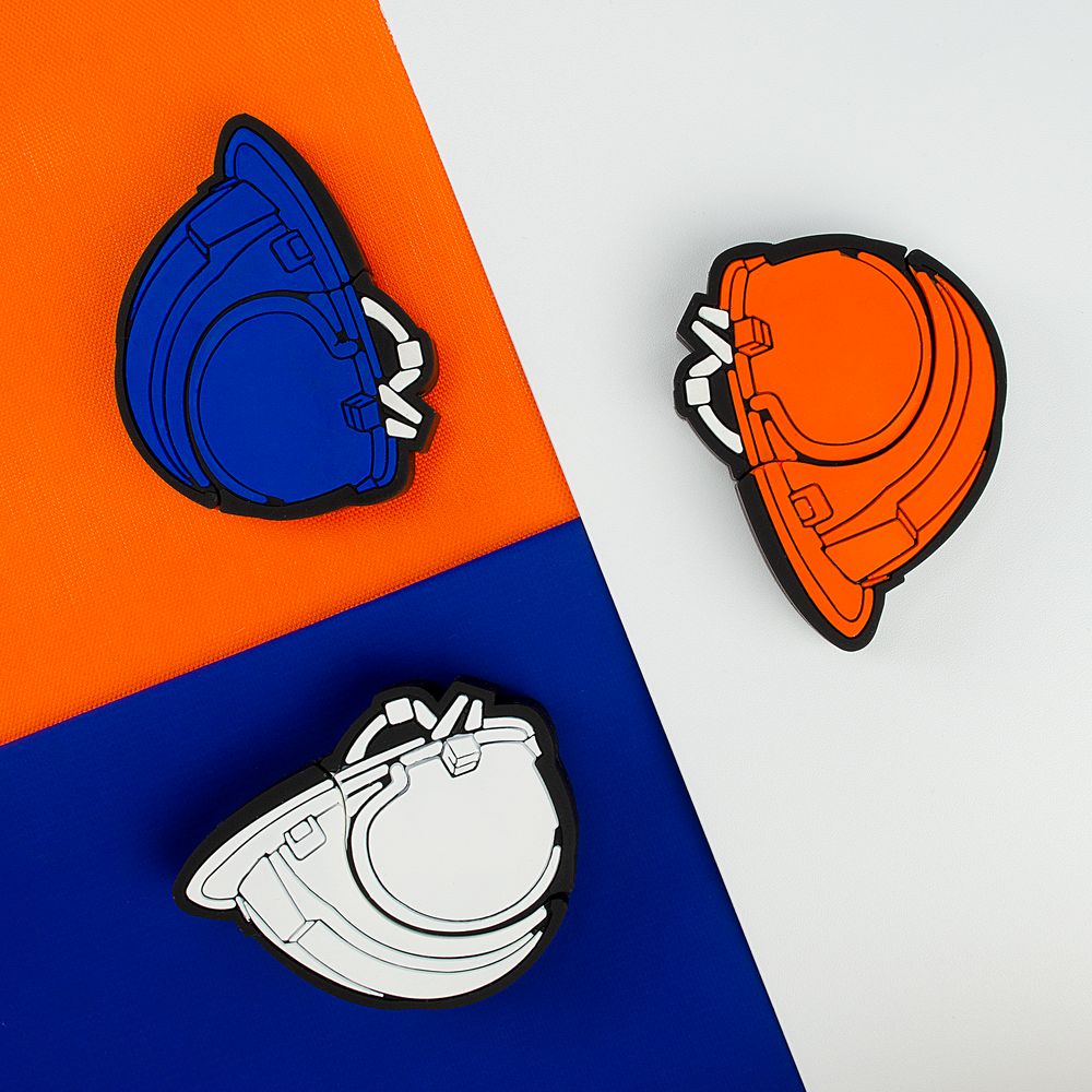 Флешка «Каска», оранжевая фото на сайте Print Logo.