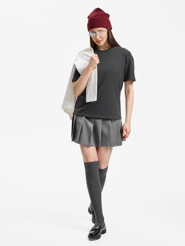 Футболка унисекс Durington, темно-серая (графит), размер XL/XXL