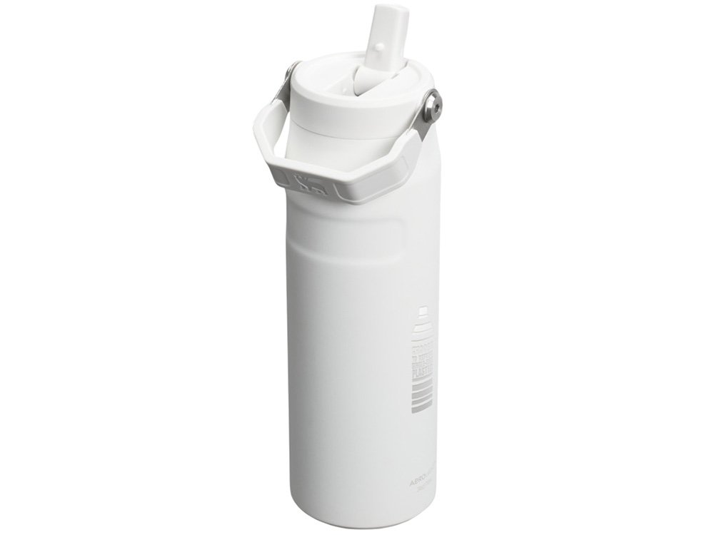 Бутылка для воды объемом 700 мл с откидной трубочкой Stanley IceFlow™ 2.0 - Frosted white