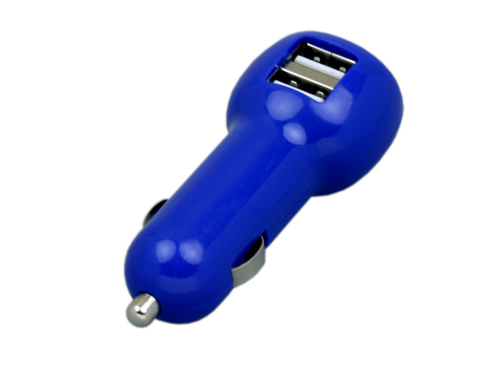 Автомобильная зарядка на 2 USB порта с логотипом  | Print Logo