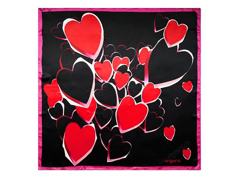Платок Cuore с логотипом Ungaro | Print Logo