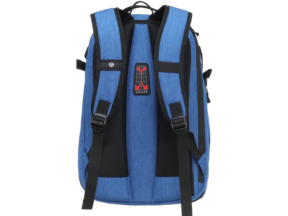 Рюкзак TORBER MOBI с отделением для ноутбука 15'', синий, полиэстер, 31 x 20 x 47 см, 29 л