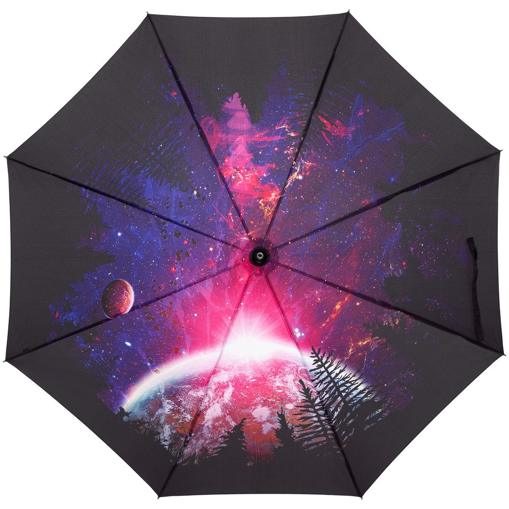 Зонт-трость Eye In The Sky с логотипом CoolColor | Print Logo