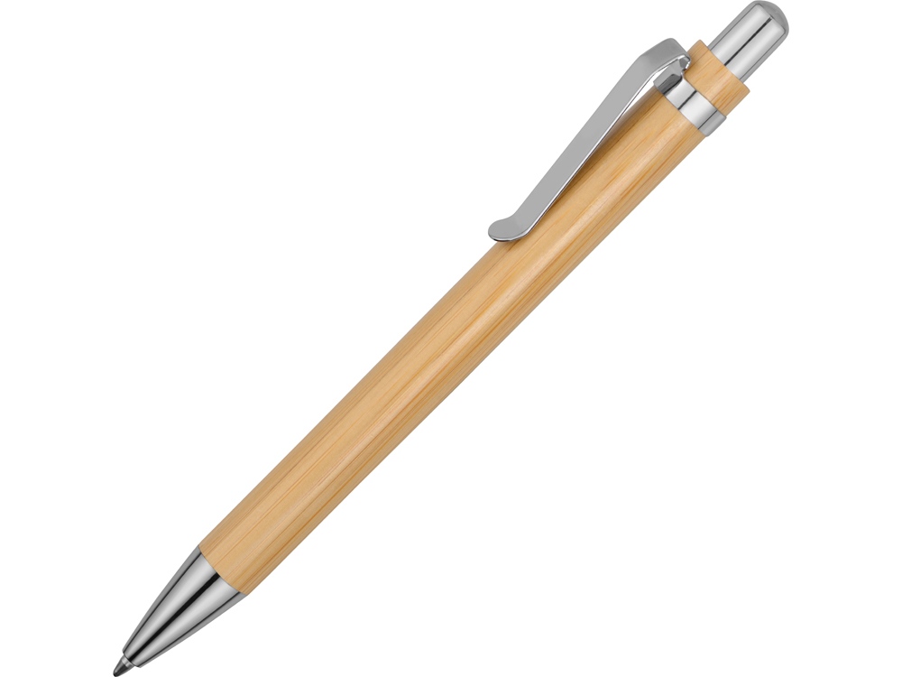 Ручка шариковая Bamboo с логотипом  | Print Logo