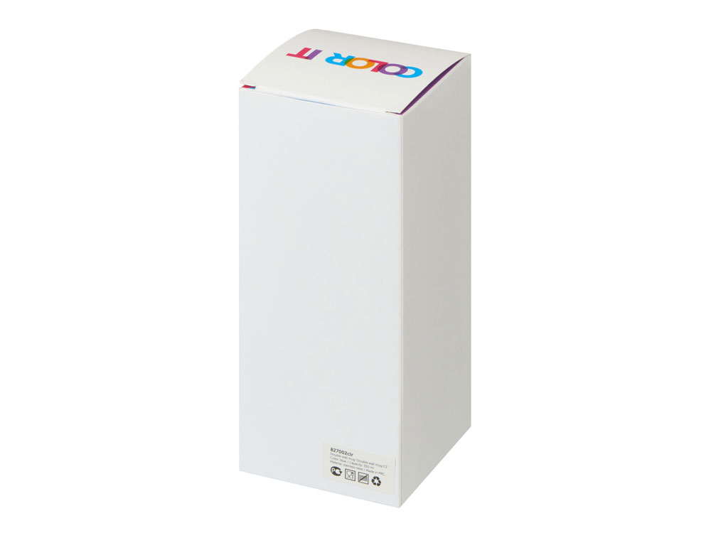 Термокружка Double wall mug C1, soft touch, 350 мл, синий (Р)