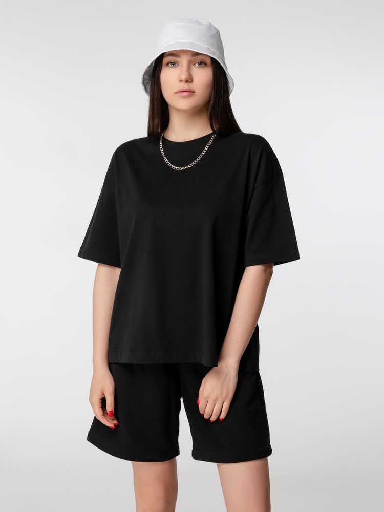 Футболка оверсайз женская Boxy Women, синяя (джинс), размер XS