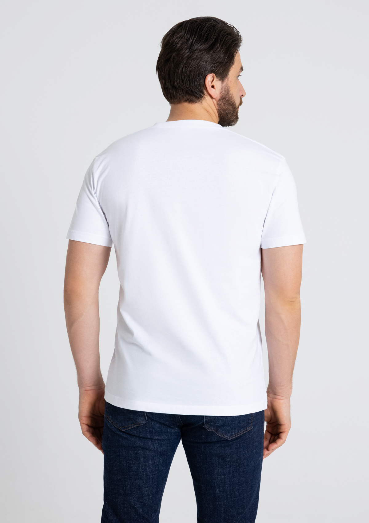 Футболка мужская STAN хлопок 180, 08U, Белый,  (10/1)  (56/XXXL)