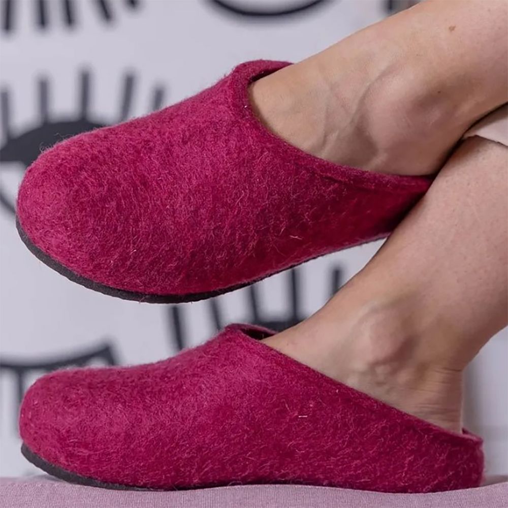 Домашние валенки Step, розовые (вереск), размер 44